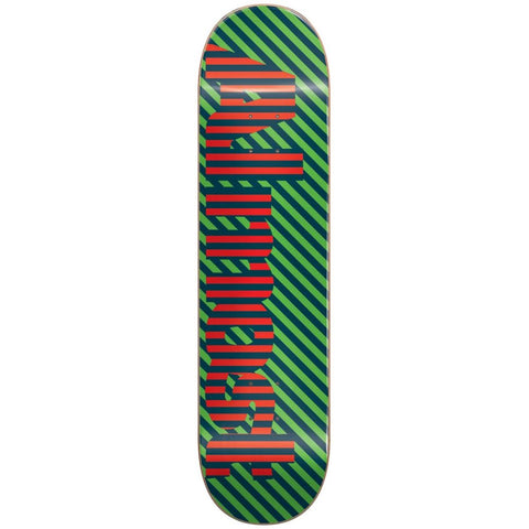 Almost Decks Stripes Hyb 8.0 Green Skateboard Deck