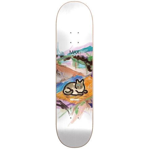 Almost Decks Max Mean Pets Paintings Impact Light 8.25 Skateboard Deck