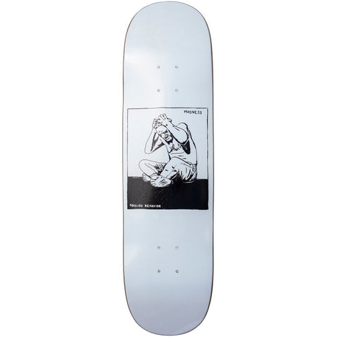 Madness Decks Stressed Popsicle R7 8.375 White Skateboard Deck