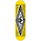 Darkstar Decks General Yth Rhm 7.25 Skateboard Deck Yellow