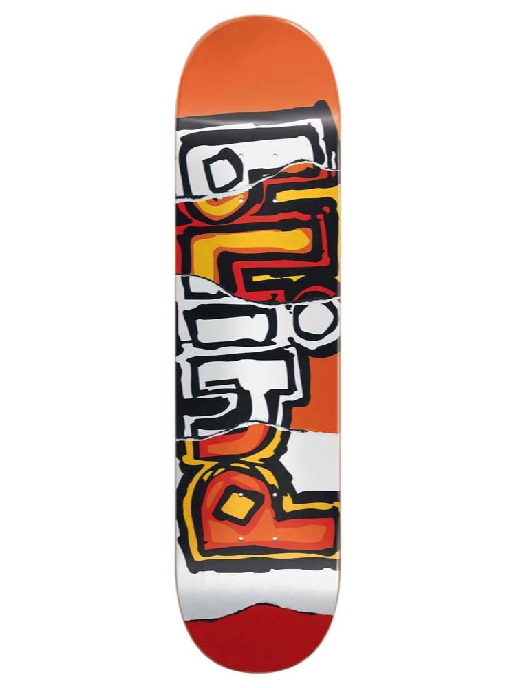 Blind Decks Og Ripped Hyb 8.25 Red/Orange Skateboard Deck