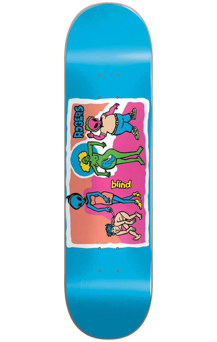 Blind Decks Tj Color Portrait Super Sap R7 8.25 Skateboard Deck