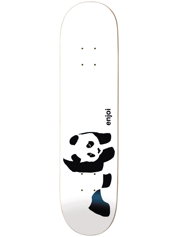 enjoi Decks Whitey Panda Logo Yth R7 7.5 Skateboard Deck