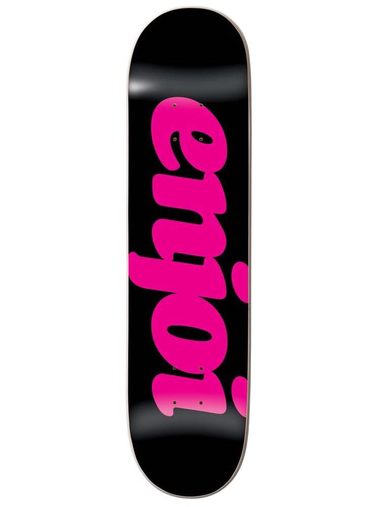 enjoi Decks Flocked Black 7.75 Skateboard Deck