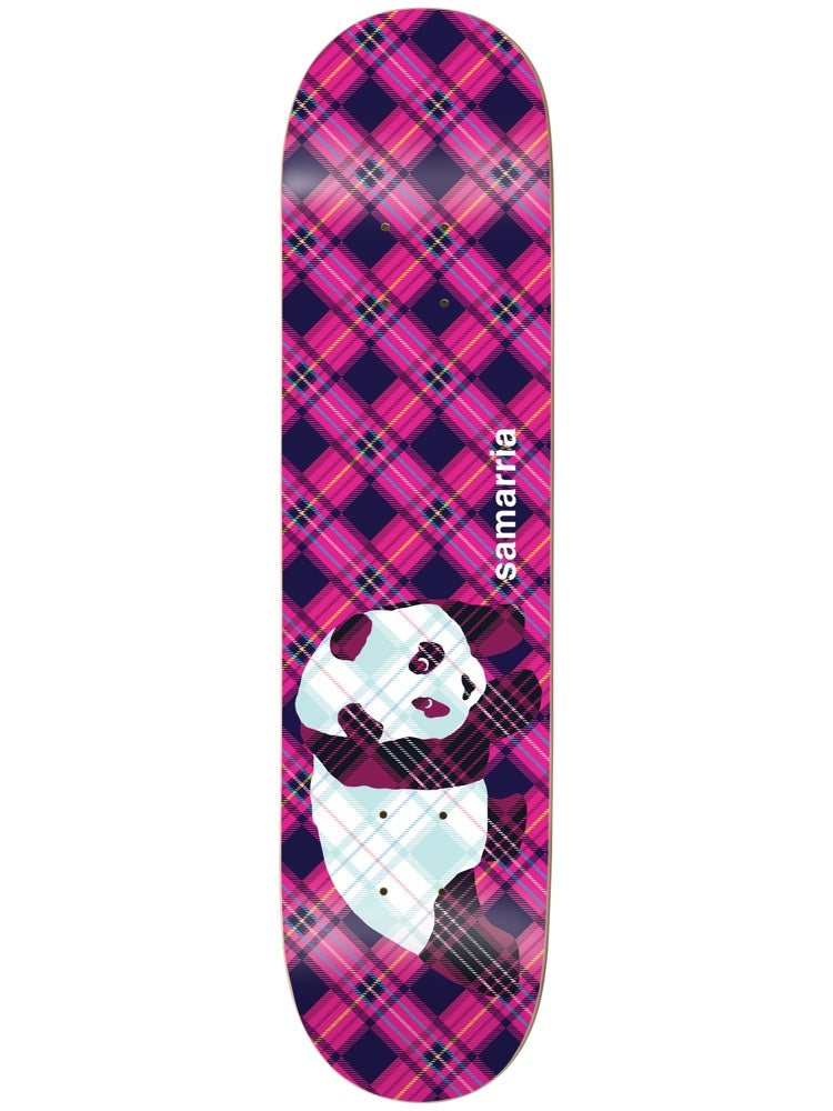 enjoi Decks Samarria Plaid Panda Super Sap R7 8 Skateboard Deck