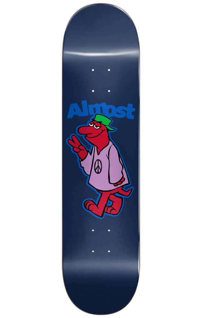 Almost Decks Peace Out Blue 8.375 Skateboard Deck