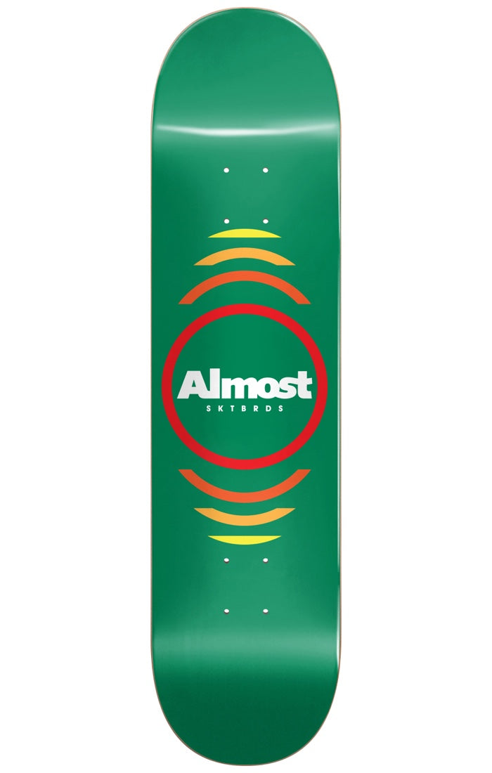 Almost Decks Reflex Youth Green 7.375 Mid Skateboard Deck