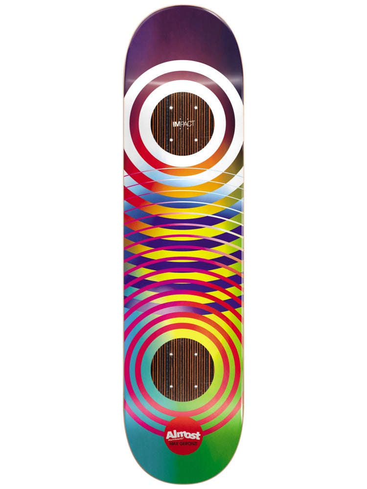 Almost Decks Geronzi Gradient Rings Impact 8.0 Skateboard Deck