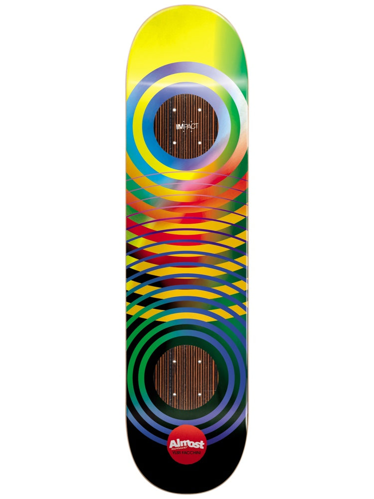 Almost Decks Yuri Gradient Rings Impact 8.5 Skateboard Deck