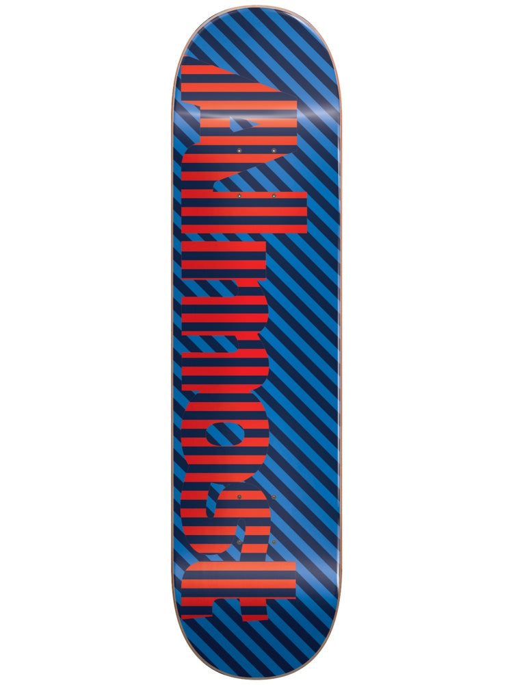 Almost Decks Stripes Yth Mid Blue 7.375 Skateboard Deck