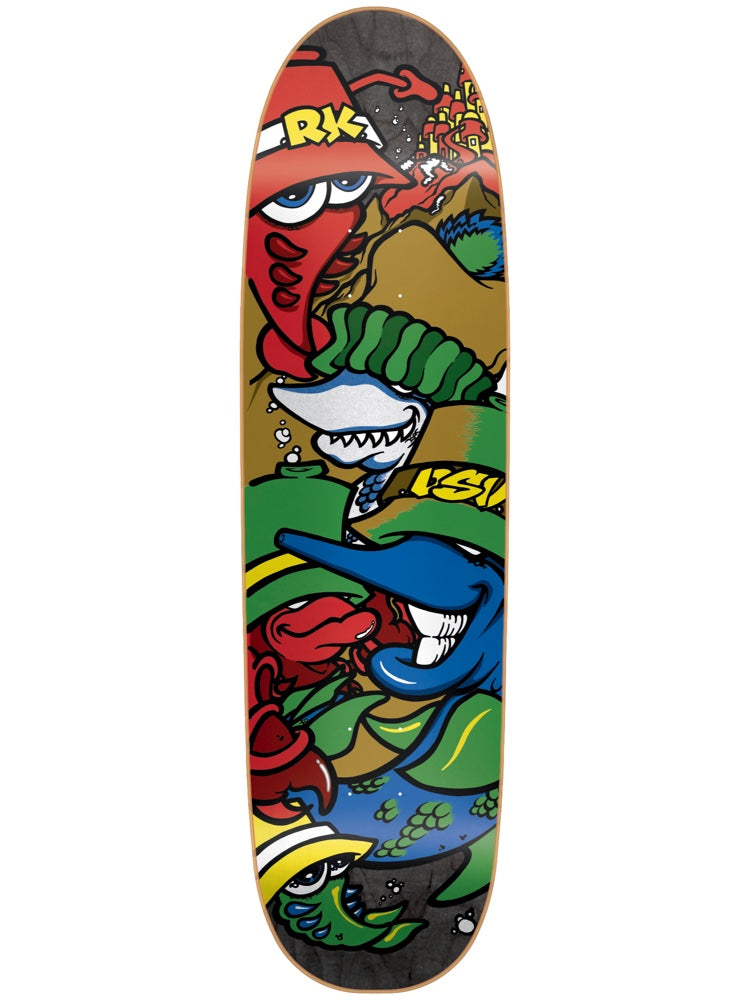 New Deal Decks Knigge Dsv Screen Print Black 8.6 Skateboard Deck