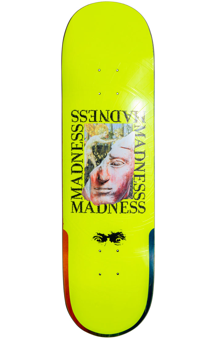 Madness Decks Labotomy R7 8.5 Neon Yello Deck