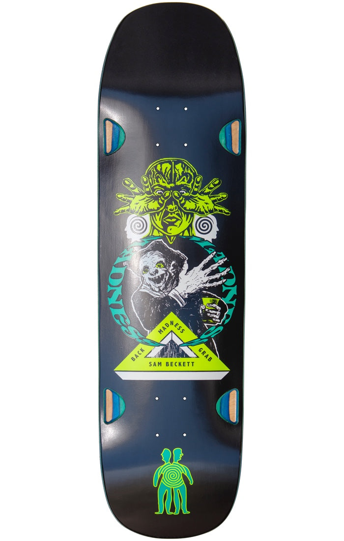 Madness Decks Sam Back Grab Impact Light 8.75 Skateboard Deck