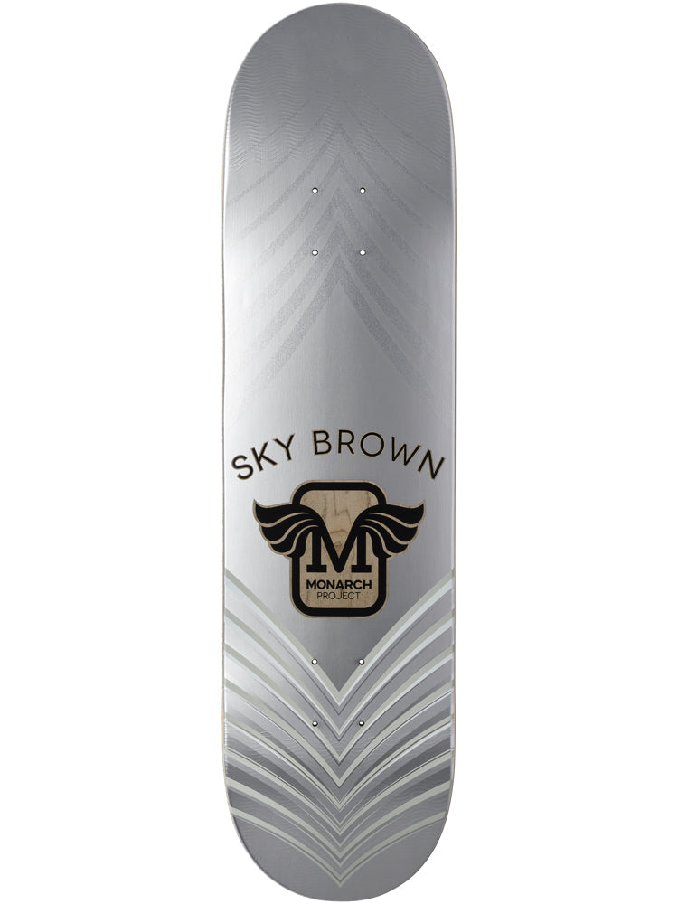 Monarch Project Decks Sky Horus - Metallic Silver R7 - 8.0&quot;