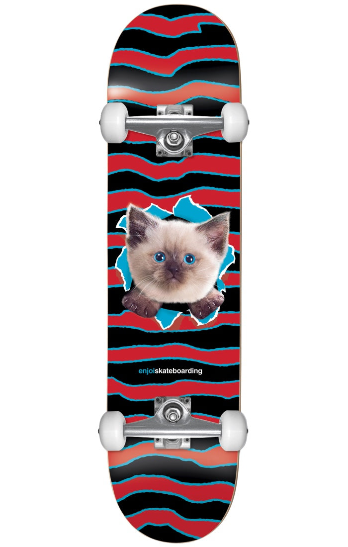 enjoi Completes Kitten Ripper Yth First Push 7.375 Skateboard Complete