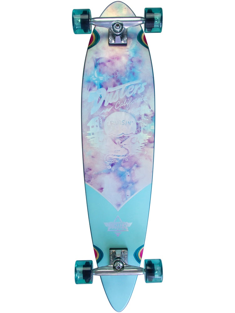 Dusters California 37&quot; Cruisin Chrome Longboard Skateboard