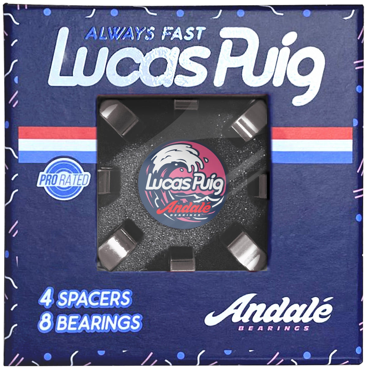 Andale Bearings Lucas Pro 8-Pack