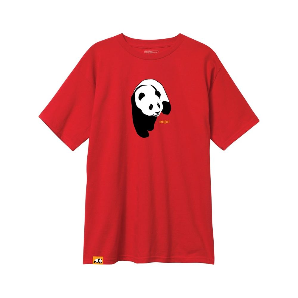 enjoi Apparel Classic Panda Short Sleeve Tee Shirt