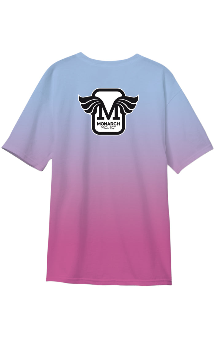 Monarch Project Apparel Horus Gradient White Short Sleeve Tee Shirt