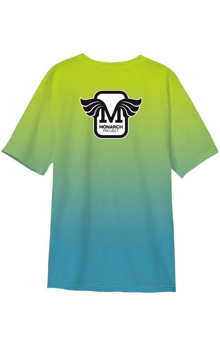 Monarch Project Apparel Horus Gradient White Short Sleeve Tee Shirt