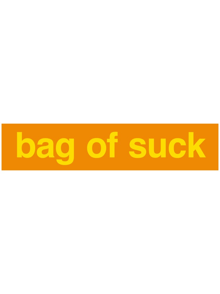 enjoi Stickers Bag Of Suck Orange 10-Pack