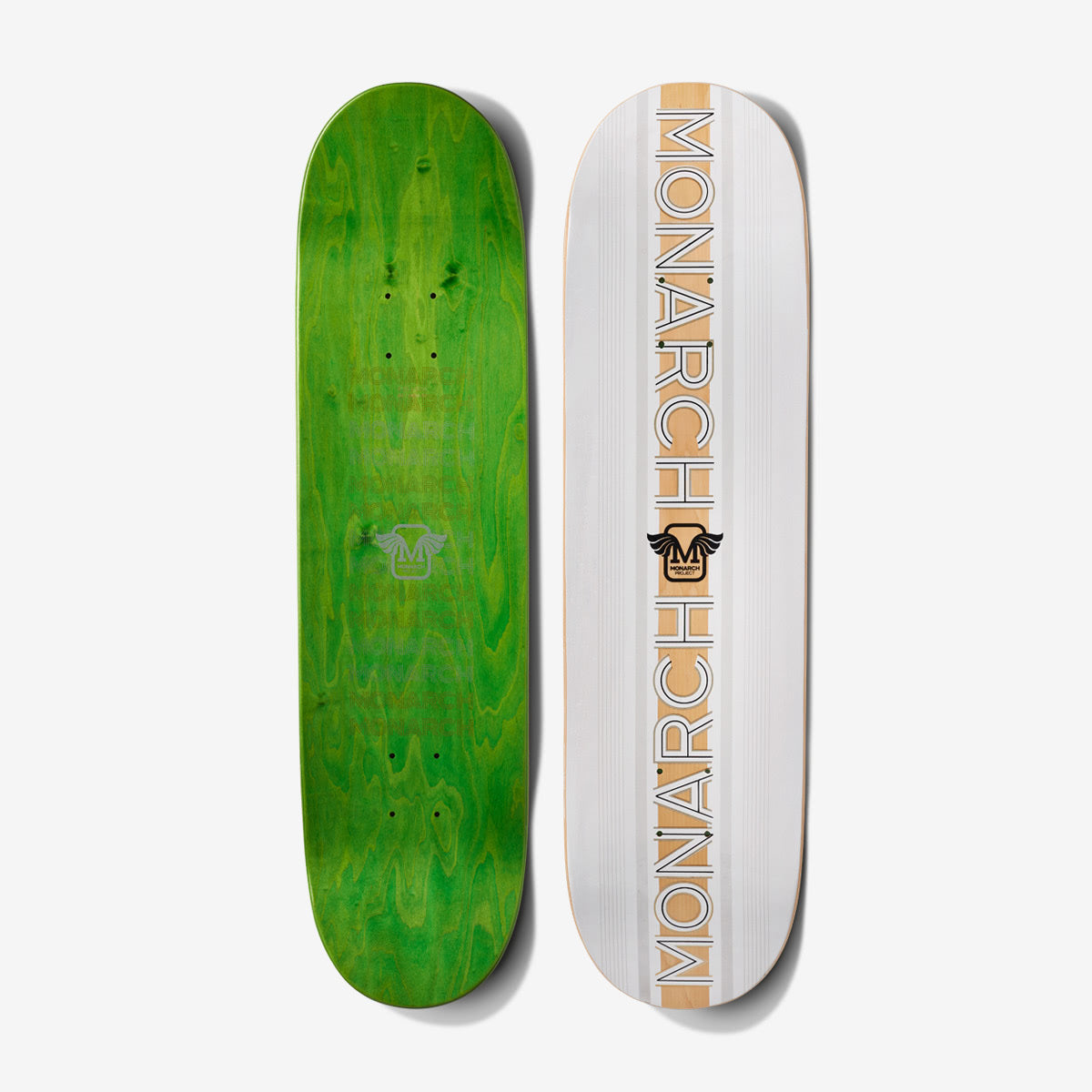 Monarch Project Decks &quot;Paradigm&quot; - White R7- 8.25&quot;