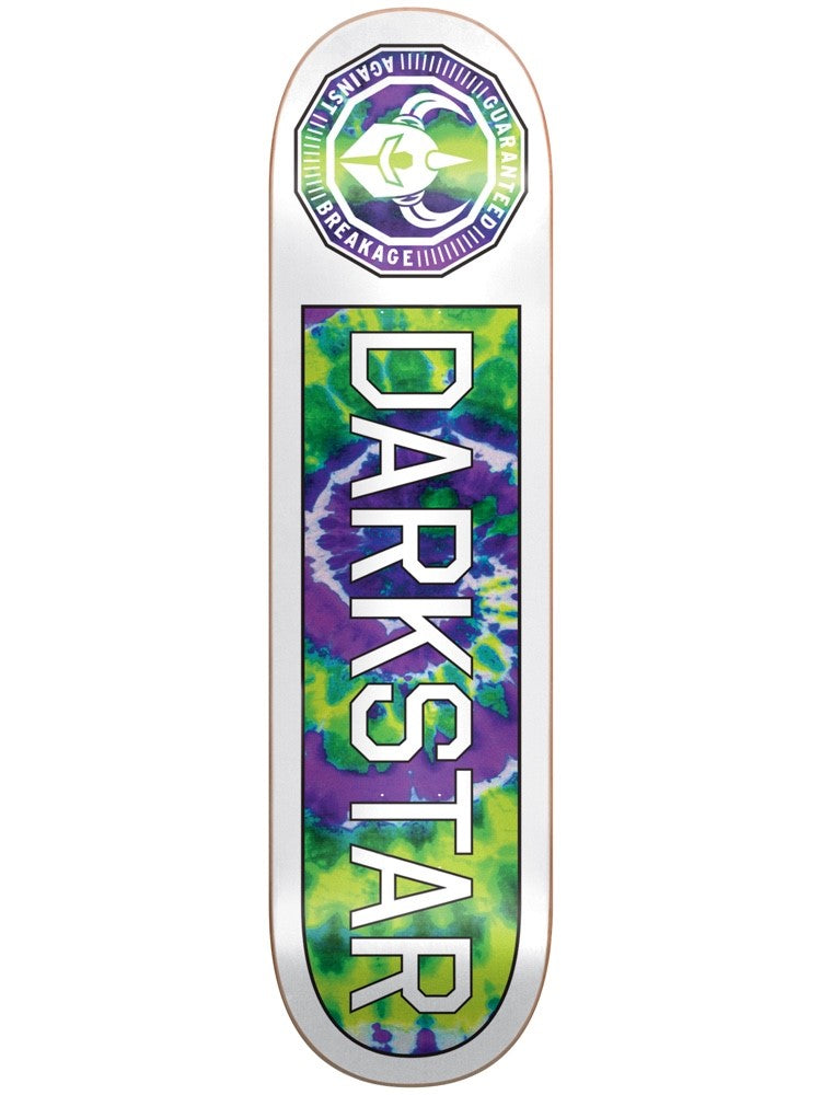 Darkstar Decks Timeworks Green Tie Dye 8.25 Skateboard Deck