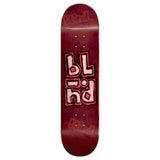 Blind Decks Og Stacked Stamp Rhm Red 8.0 Skateboard Deck