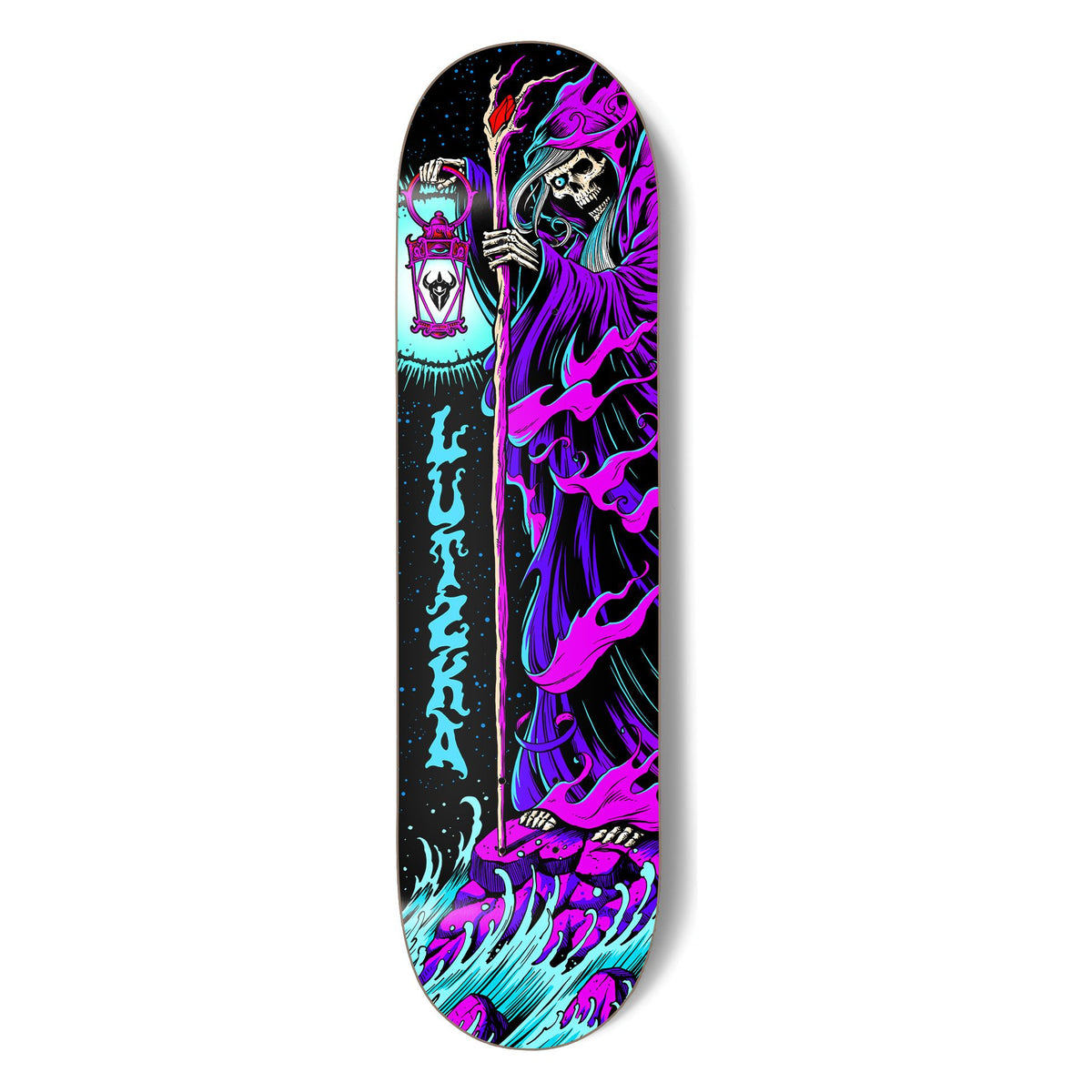 Darkstar Lutzka Midnight Super Sap R7 8.125 Skateboard Deck