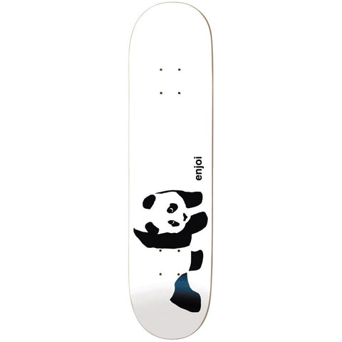 enjoi Decks Whitey Panda Logo Yth R7 7.5 Skateboard Deck