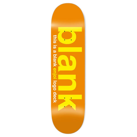 enjoi Decks Blank R7 8.5 Skateboard Deck