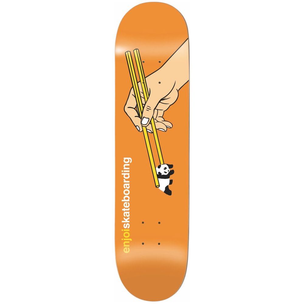 enjoi Chopsticks Orange 8.0 Skateboard Deck