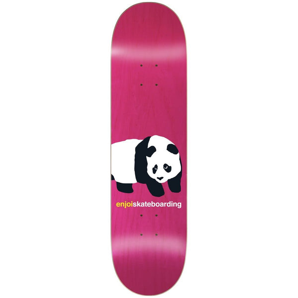 enjoi Decks Peekaboo Panda R7 Pink 8.5 Skateboard Deck