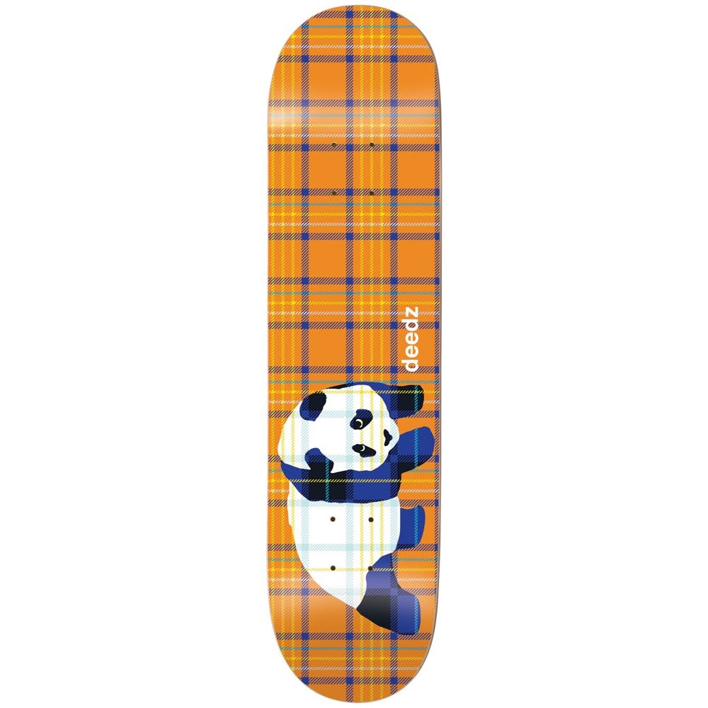 enjoi Deedz Plaid Panda Super Sap R7 8.5 Skateboard Deck