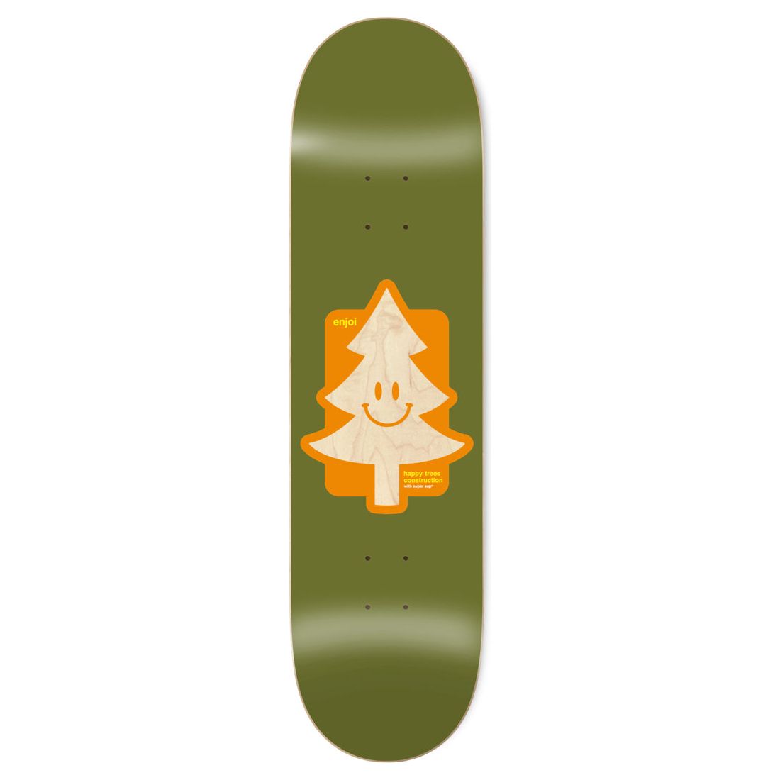 enjoi Decks Happy Tree Super Sap R7 8.5 Skateboard Deck