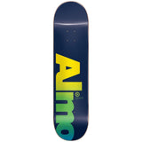 Almost Decks Fall Off Logo Blue 8.5 Skateboard Deck