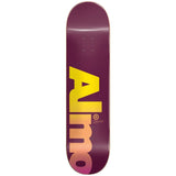 Almost Decks Fall Off Logo Magentta 8.0 Skateboard Deck