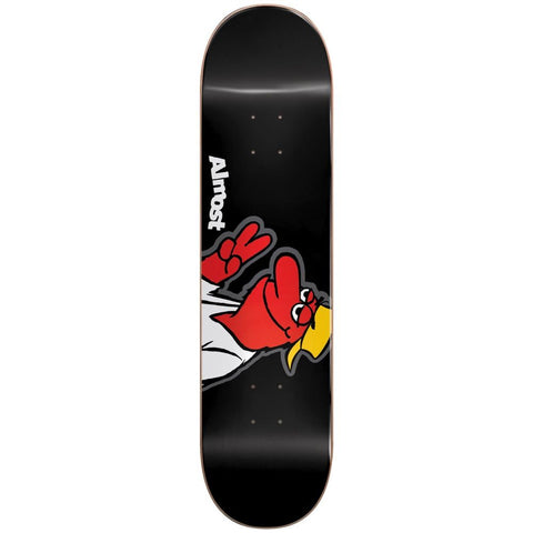 Almost Decks Red Head Hyb 8.125 Black Skateboard Deck