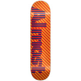Almost Decks Stripes Hyb 7.75 Orange Skateboard Deck