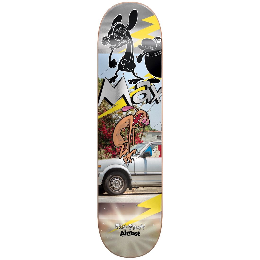 Almost Decks Max Ren &amp; Stimpy Road Rage R7 8.25 &amp; 8.5 Skateboard Deck