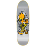 New Deal Decks Montesi Alien Screen Print Grey 8.875 Skateboard Deck, Grey