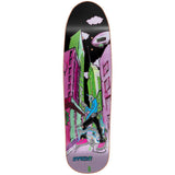 New Deal Decks Sargent Invader Slick Neon 9.3 Skateboard Deck