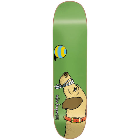 101 Decks Natas Dog Screen Print Green Skateboard Deck