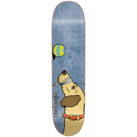 101 Decks Natas Dog Screen Print Blue/Veneer7.88 Skateboard Deck