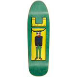 New Deal Decks Templeton Bullman Screen Print Green 9.35 Skateboard Deck