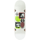 Madness Schizo R7 Pearl White 8.5 Skateboard Deck