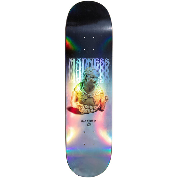 Madness Decks Clay Kreiner Tantrum Impact Light Holographic 8.25 Skateboard Deck