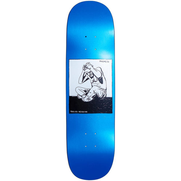 Madness Decks Stressed Popsicle R7 8.375 Blue Skateboard Deck