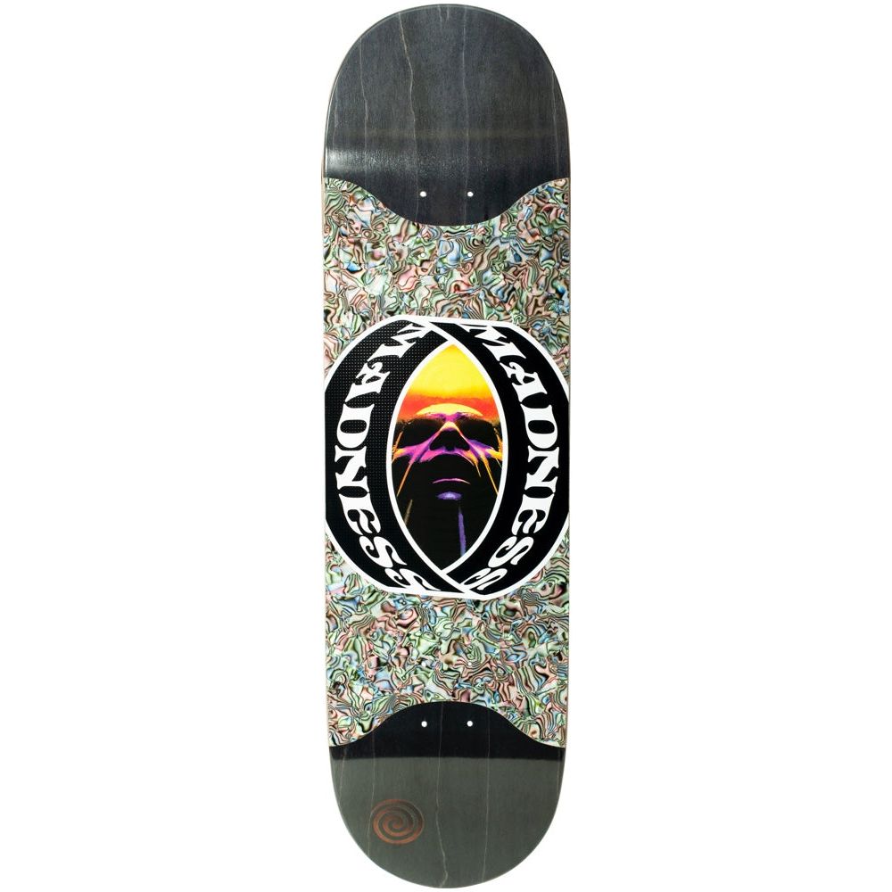 Madness Decks Vision R7 Slick 8.625 Black Skateboard Deck