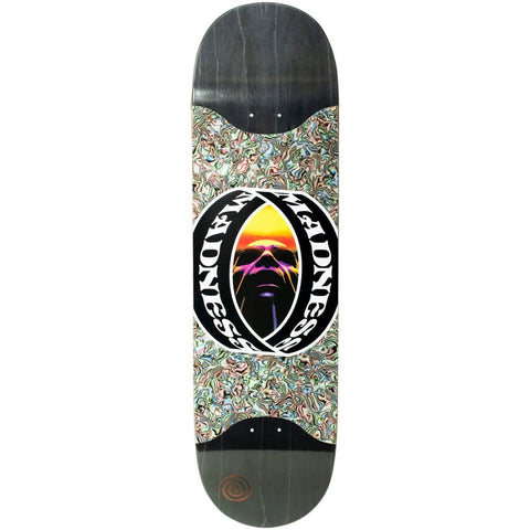 Madness Decks Vision R7 Slick 8.625 Black Skateboard Deck